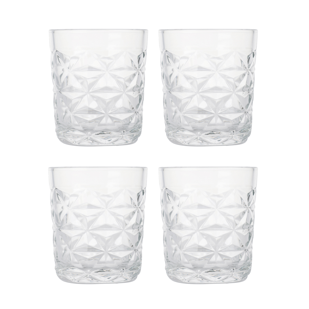PASABAHCE Эстрелла Стакан 4шт 305мл, стекло, инд. упаковка, арт.№ 878-651