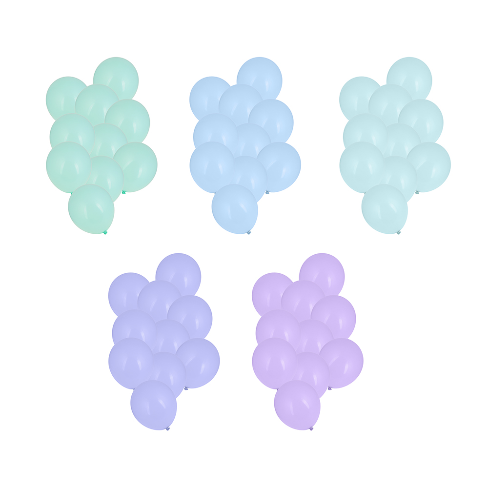 Набор воздушных шаров тм Fntastic, цвет пастель, 10 шт, 12", 5 цветов, арт.№ 518-209