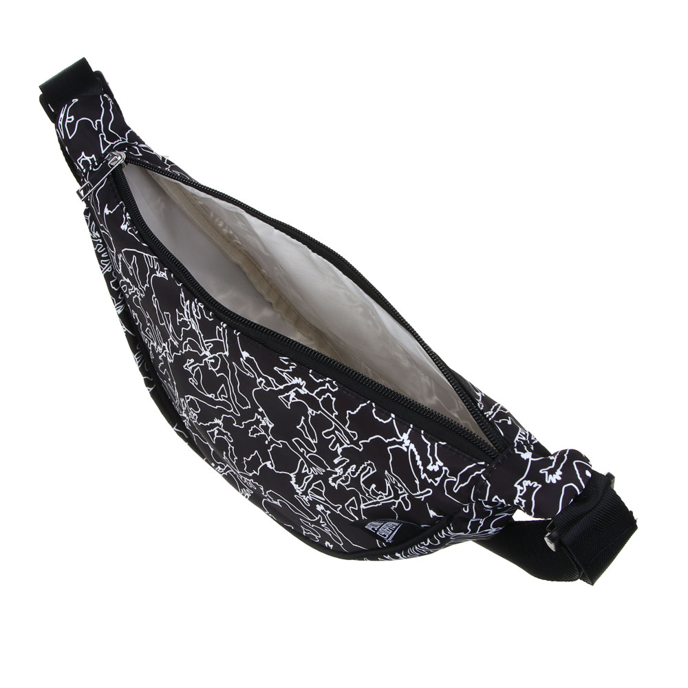 BY Русские Супергерои Сумка молодежная на длинном ремне, 100% полиэстер, 27х15х10 см, черный, МП-6, арт.№ 337-173