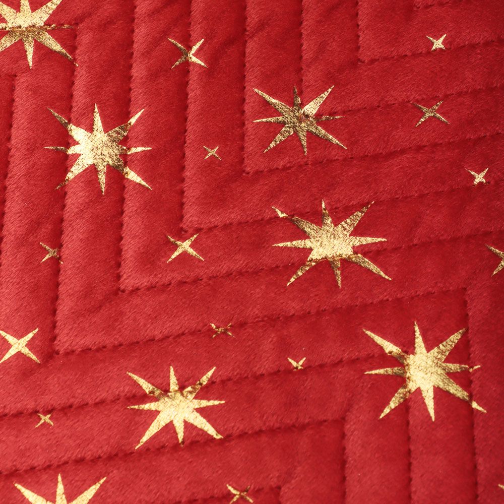 PROVANCE Щелкунчик Покрывало велюр, звезды, 200х220см, 100% полиэстер, 2 дизайна, арт.№ 492-248