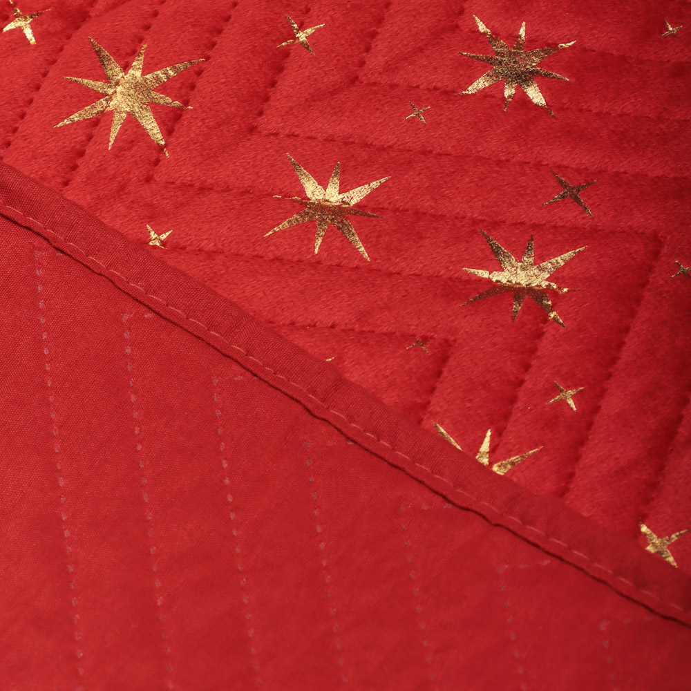 PROVANCE Щелкунчик Покрывало велюр, звезды, 200х220см, 100% полиэстер, 2 дизайна, арт.№ 492-248