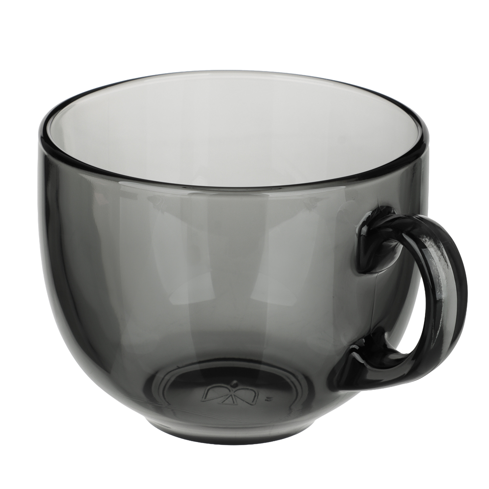 ОСЗ Кружка-бульонница 500мл, графит, стекло, арт.№ 877-811