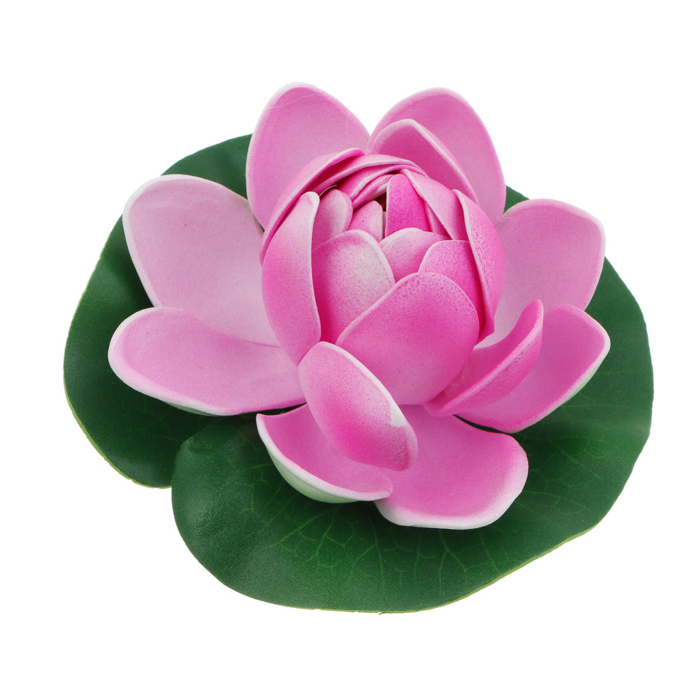 Кувшинка декоративная для пруда тм INBLOOM, d10.5 см, ПВХ, арт.№ 171-027