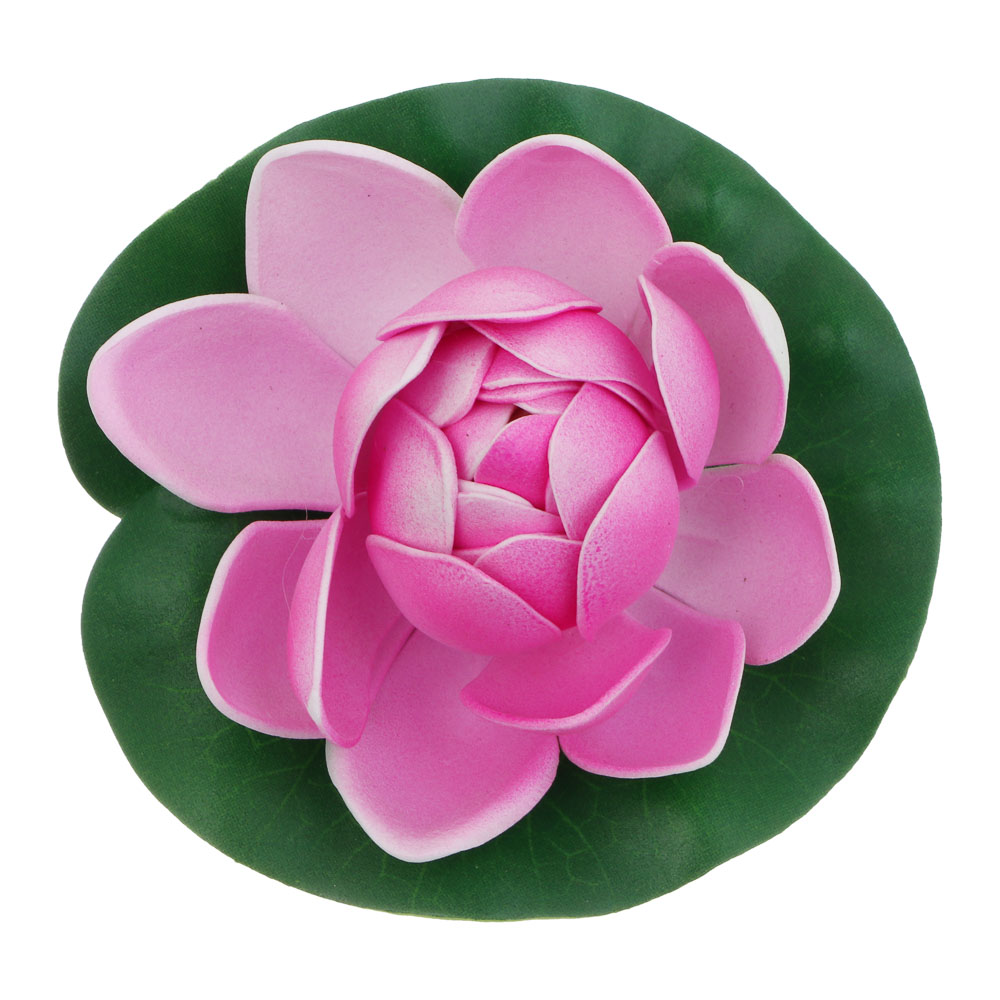 Кувшинка декоративная для пруда тм INBLOOM, d10.5 см, ПВХ, арт.№ 171-027