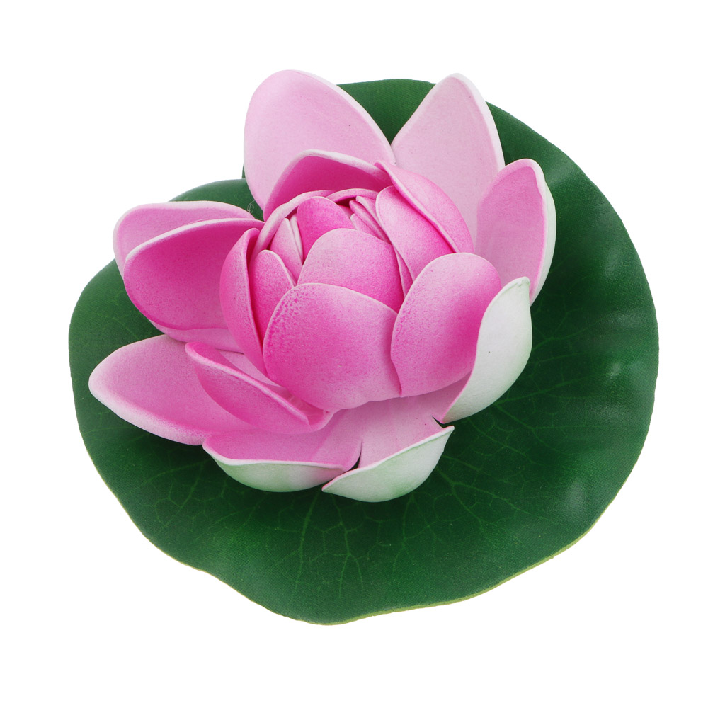 Кувшинка декоративная для пруда тм INBLOOM, d10.5 см, ПВХ, арт.№ 171-027