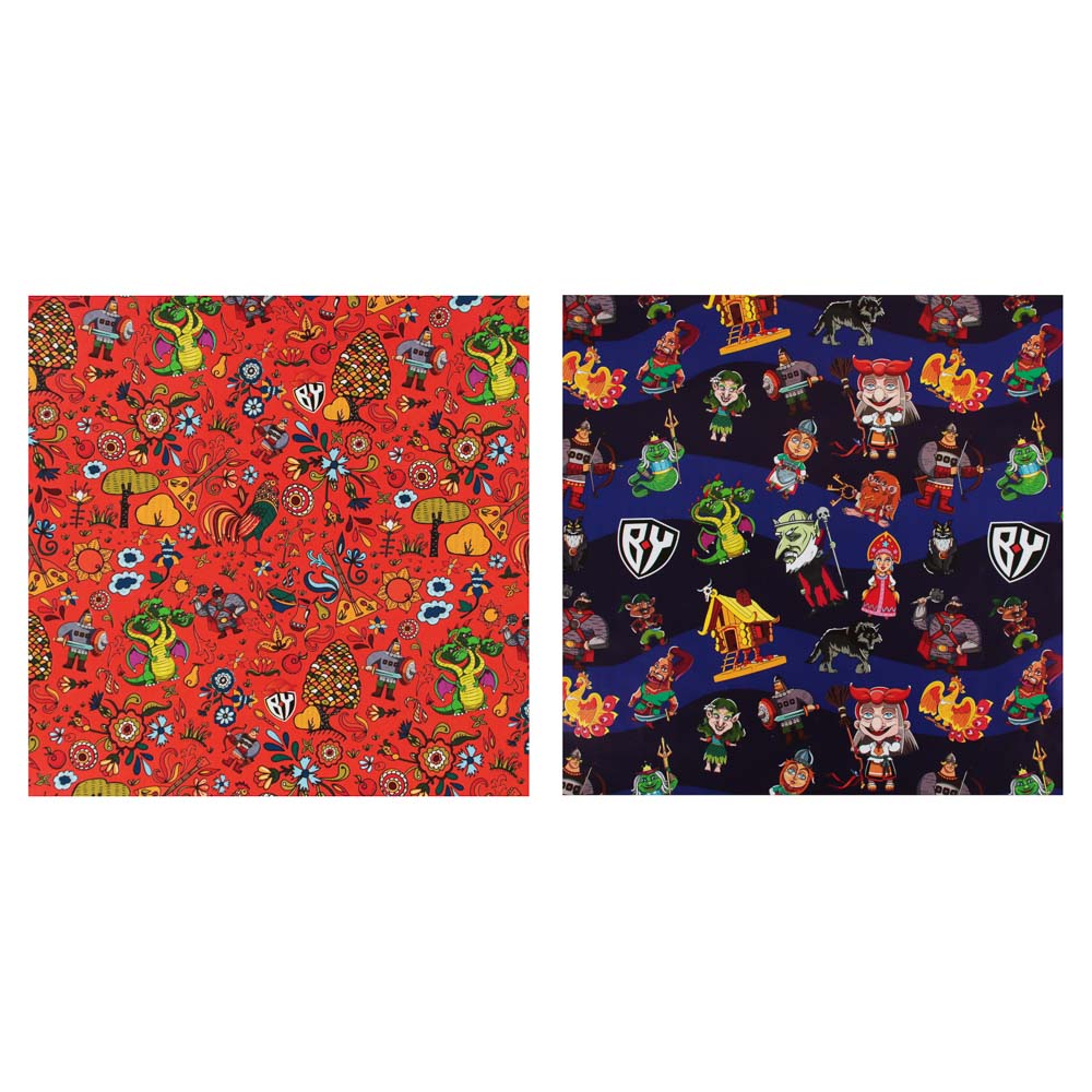 BY Сказки Бумага упаковочная, 68,5х100см, мелованная, 80г, 2 дизайна, арт.2, арт.№ 207-077