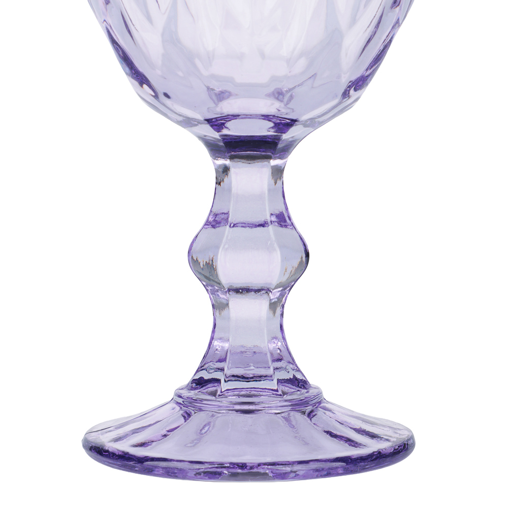 Набор бокалов для вина тм MILLIMI Ромб, 320мл, стекло, 3 шт, 3 цвета, арт.№ 878-712