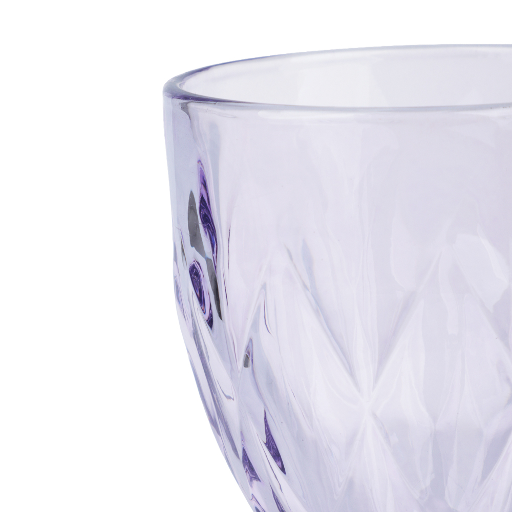 Набор бокалов для вина тм MILLIMI Ромб, 320мл, стекло, 3 шт, 3 цвета, арт.№ 878-712