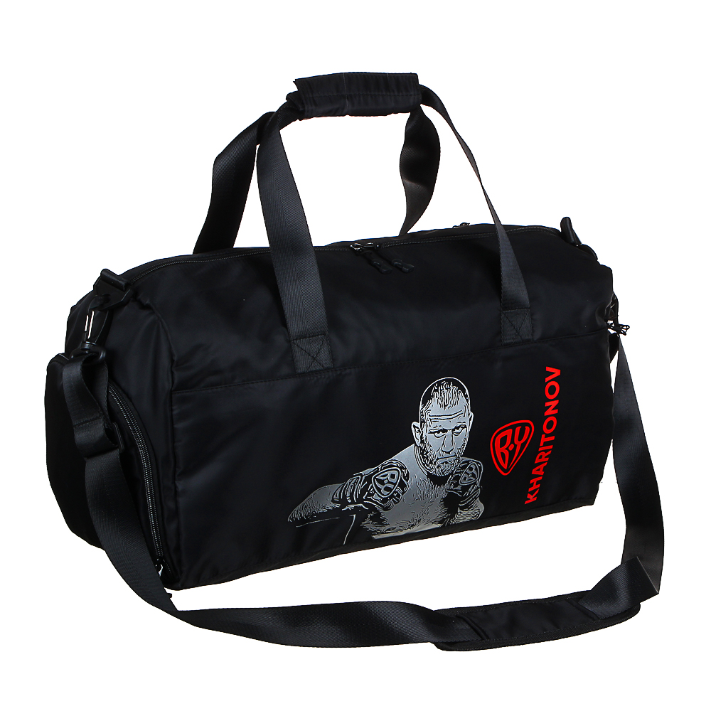 SILAPRO BY Сумка спортивная с отделом под обувь 49х24х25см, 600D, полиэстер, отдел под мокрую одежду, арт.№ R21-175