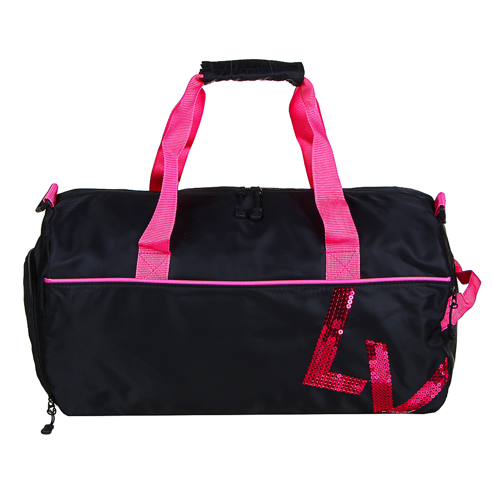 SILAPRO Сумка спортивная с отделом под обувь 47х23х25см, 600D, полиэстер, отдел под мокрую одежду, арт.№ R21-174