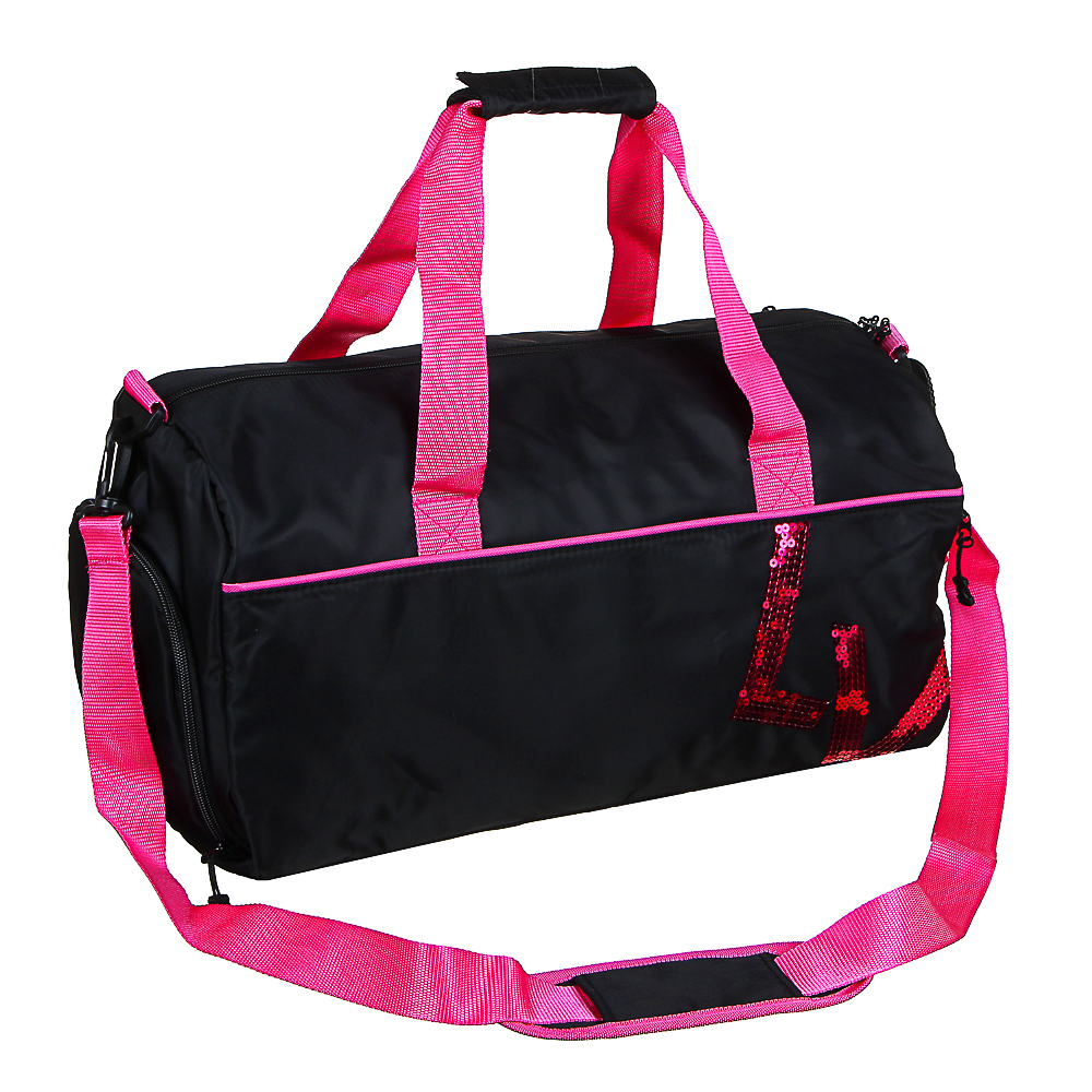 SILAPRO Сумка спортивная с отделом под обувь 47х23х25см, 600D, полиэстер, отдел под мокрую одежду, арт.№ R21-174