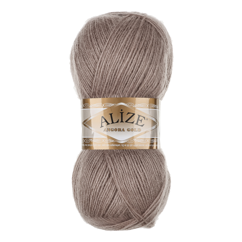 Пряжа Angora gold/Ализе 100г/550м 10 % мохер 10 % шерсть 80 % акрил (541-норка), арт.№ 308-412