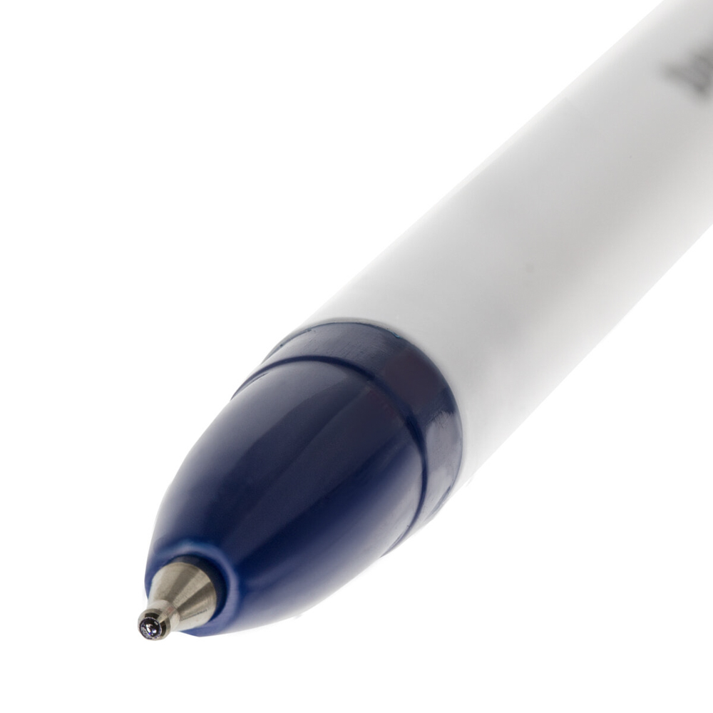 Ручка шариковая масляная BRAUBERG Stick Medium, СИНЯЯ, узел 1 мм, линия 0,5 мм, 143419, арт.№ 627-113