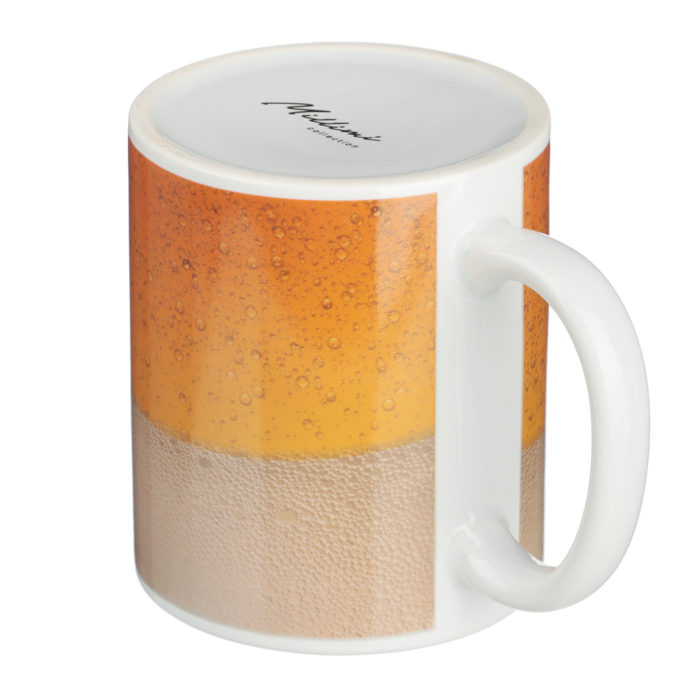 MILLIMI Пиво Кружка 350мл с терморисунком, керамика, арт.№ 806-253