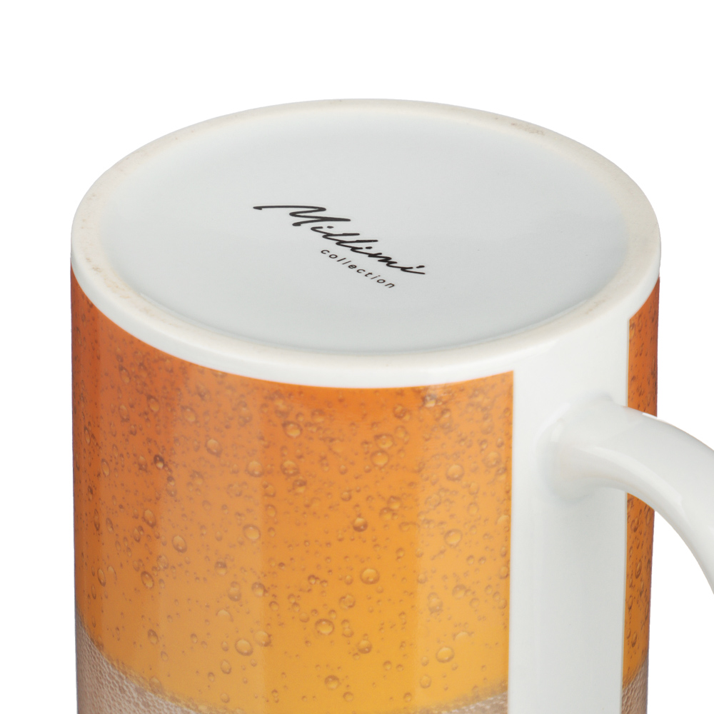 MILLIMI Пиво Кружка 350мл с терморисунком, керамика, арт.№ 806-253