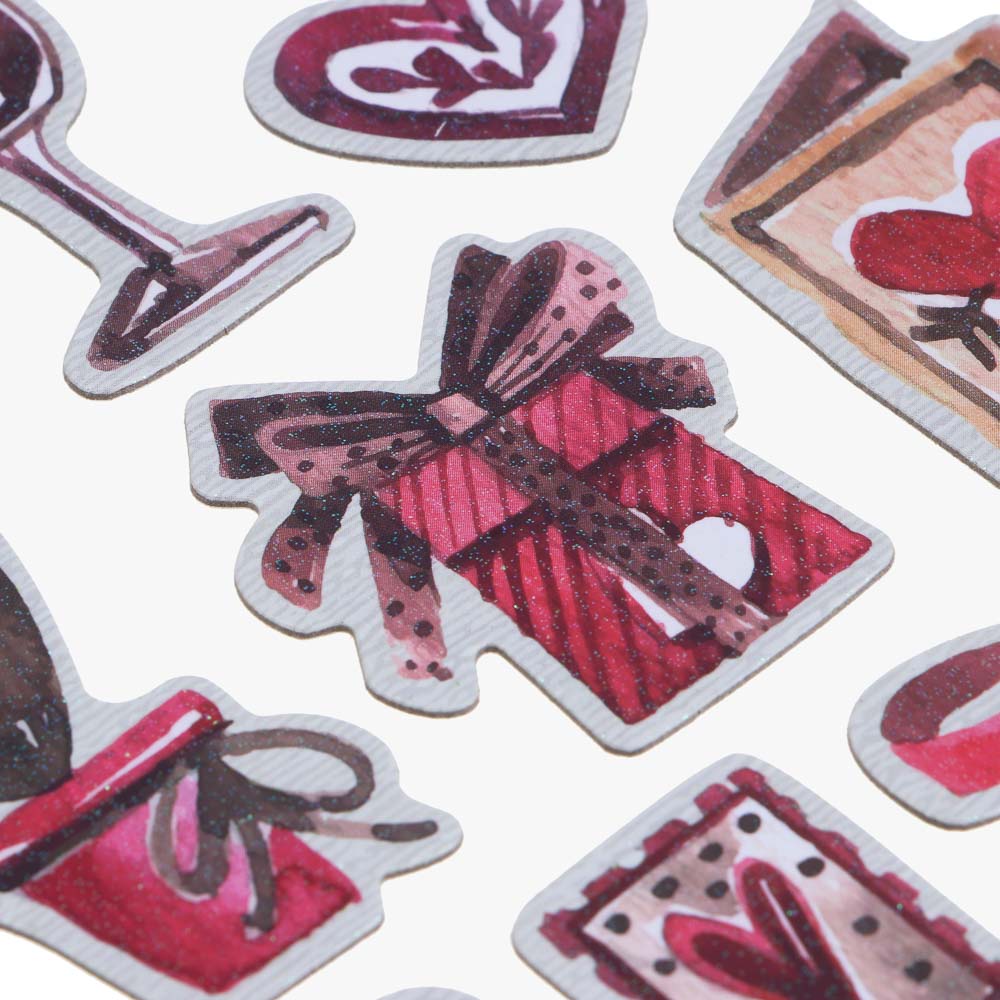 Fntastic Набор наклеек декоративных, 22x12,5 см, бумага, 6 дизайнов, арт.№ 503-014