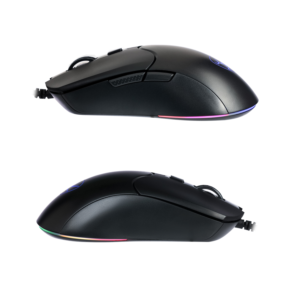 BY Игровая мышь проводная Grenade 12800dpi,6D,A825,RGB,220см, арт.№ 405-054