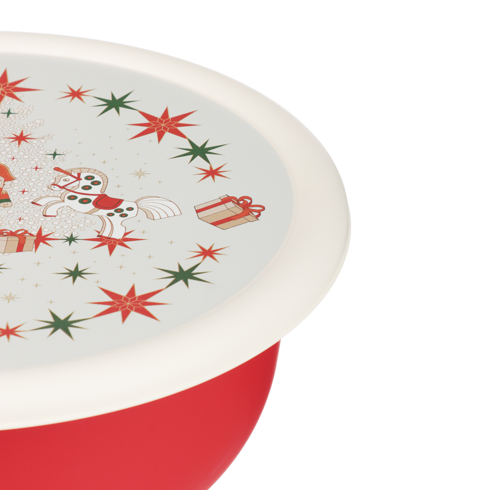 Щелкунчик Миска с крышкой 2,1л, пластик, арт.№ 861-519