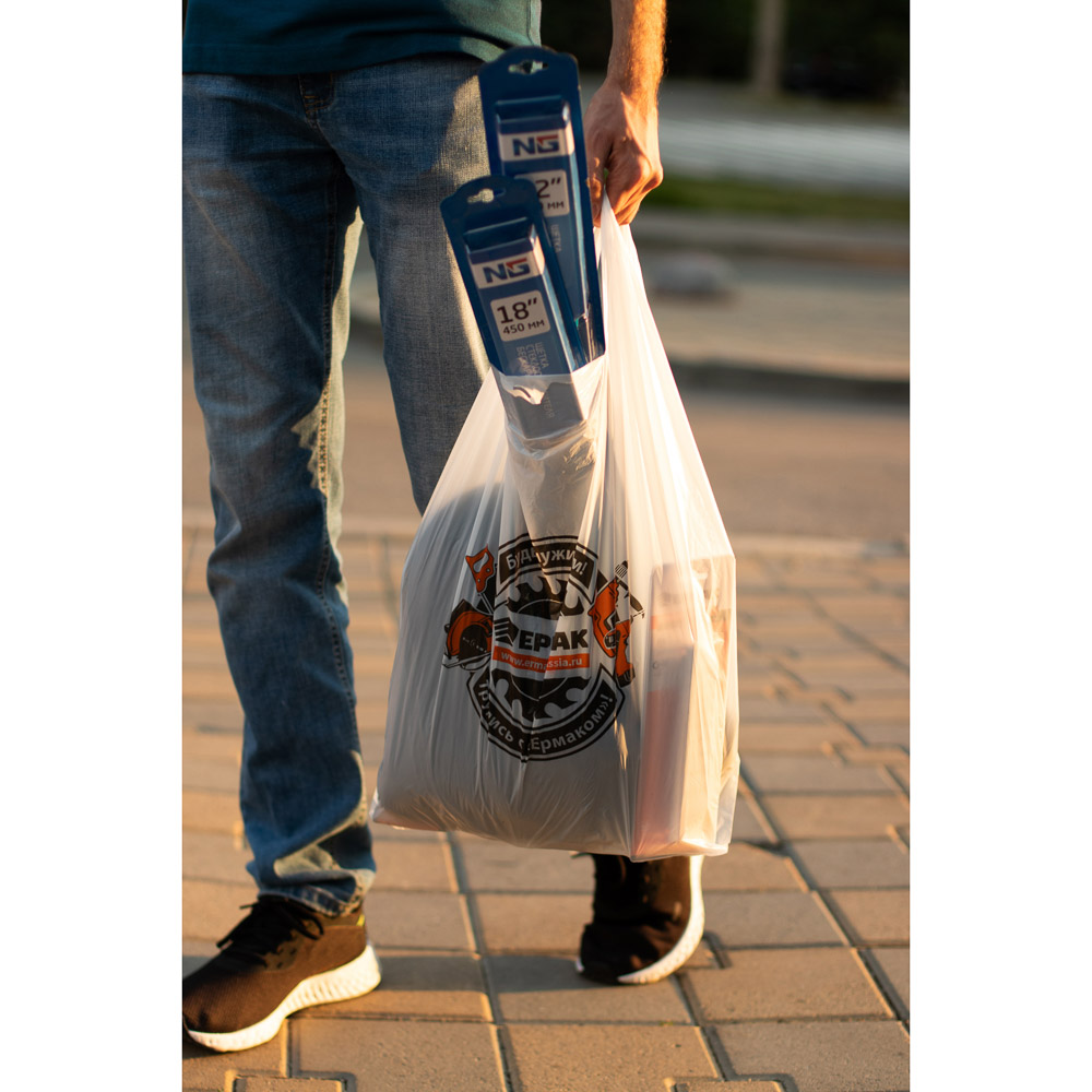 Пакет п/эт ЕРМАК большой 35/18x65, арт.№ 624-037