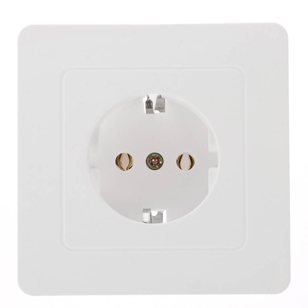 Розетка скрытой установки Intro Style с заз. 2P+E Schuko, 16А-250В, IP20, СУ, 7-202-01, белый, арт.№ 904-146