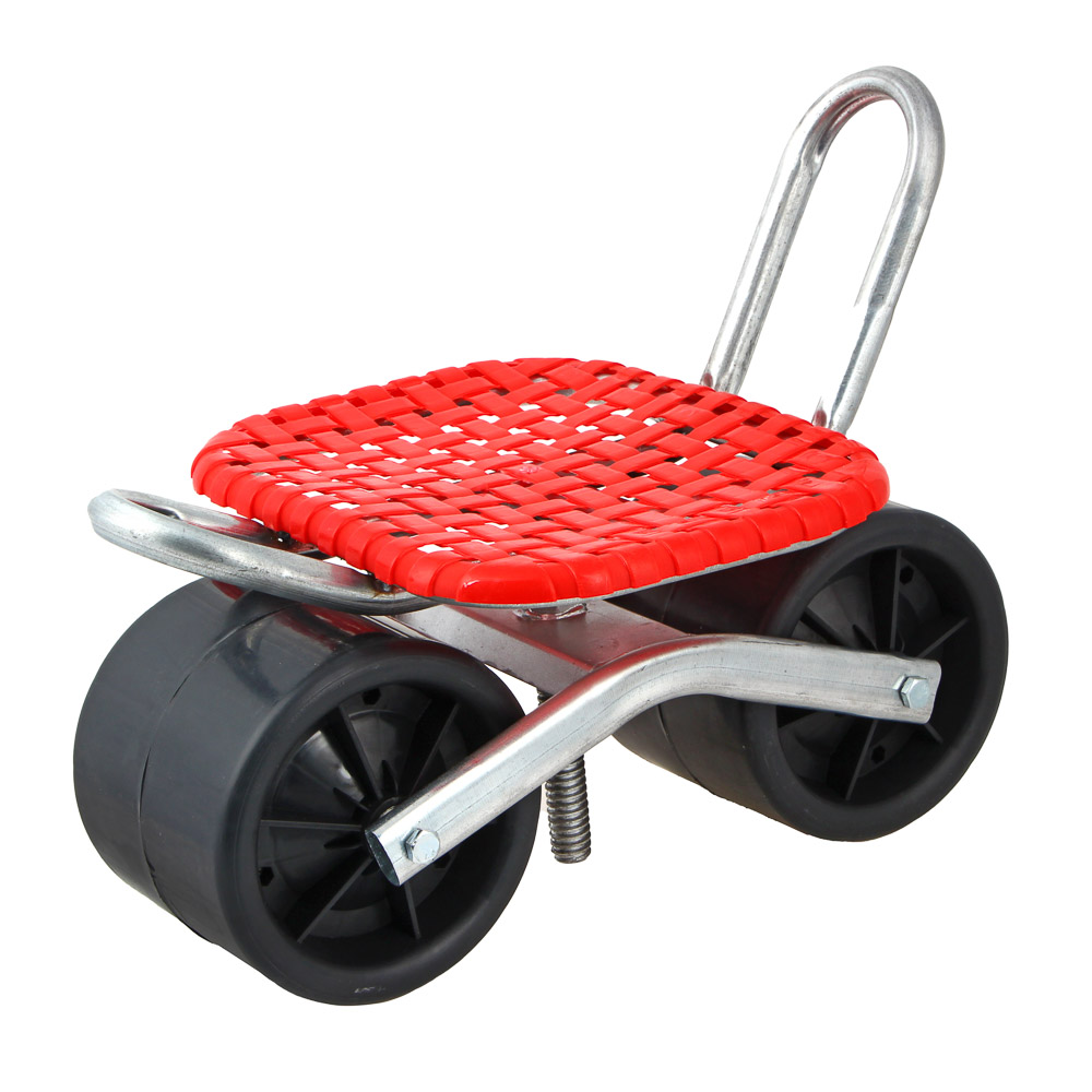 Табурет передвижной тм INBLOOM, 30x29x45см, ПВХ, РР, сталь, арт.№ 187-074