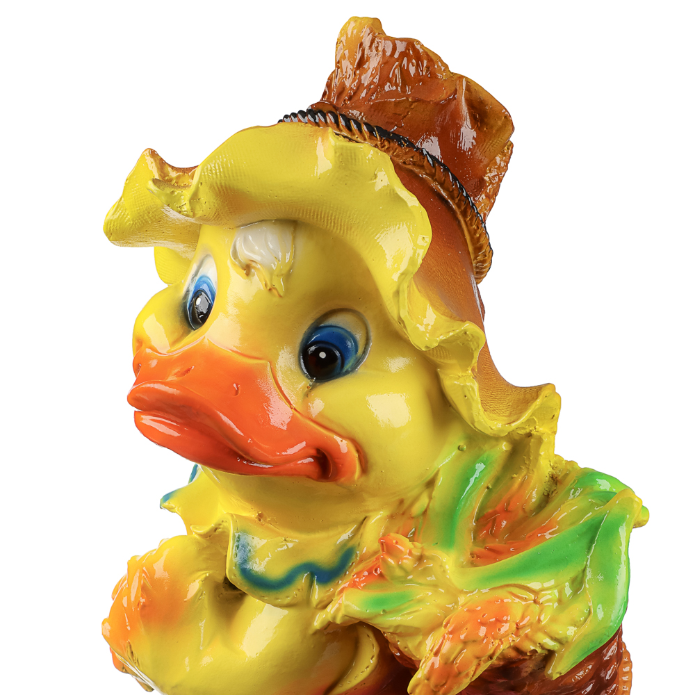 Фигура садовая "Утка с корзинкой" 48х28см, гипс, арт.№ 162-311