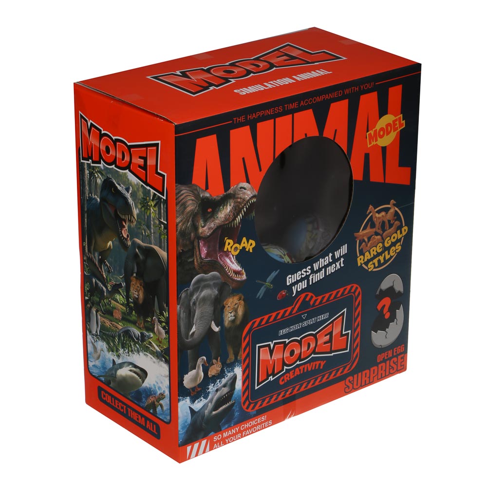 Игрушки в шаре "Мир дикой природы", PP, PVC, арт.№ 274-282