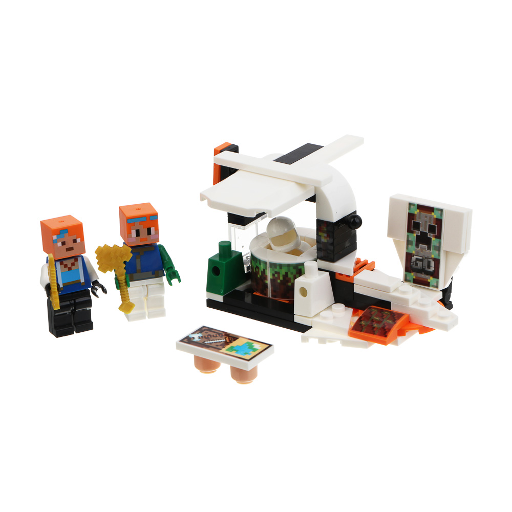 ИГРОЛЕНД Конструктор "Квадратный мир", 17х4х12 см, ABS, 8 видов, арт.№ 265-683