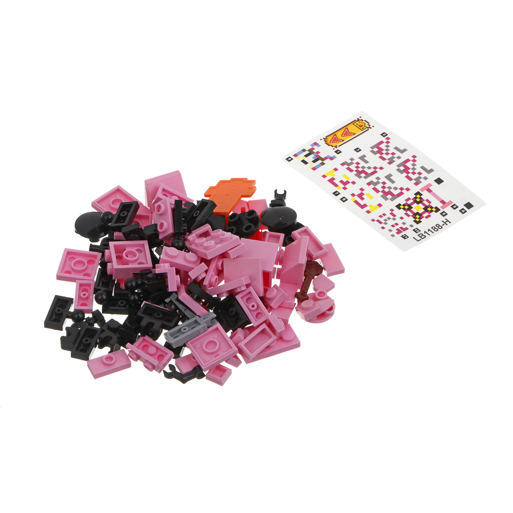 ИГРОЛЕНД Конструктор "Квадратный мир" 1, 12х4х10 см, ABS, 8 видов, арт.1, арт.№ 265-684