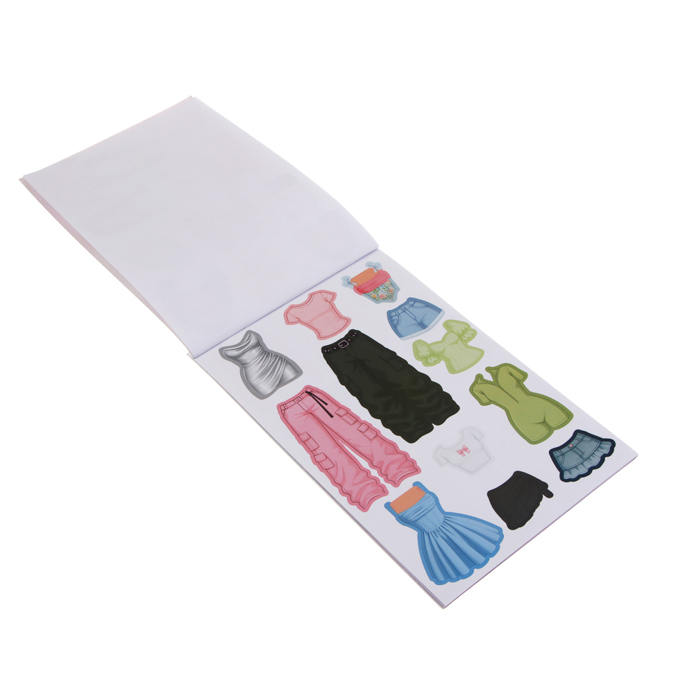 Набор для творчества с наклейками "Я стилист", ХОББИХИТ, бумага, ПВХ, 15х22,5х0,2см, 4-6 дизайнов, арт.№ 284-330