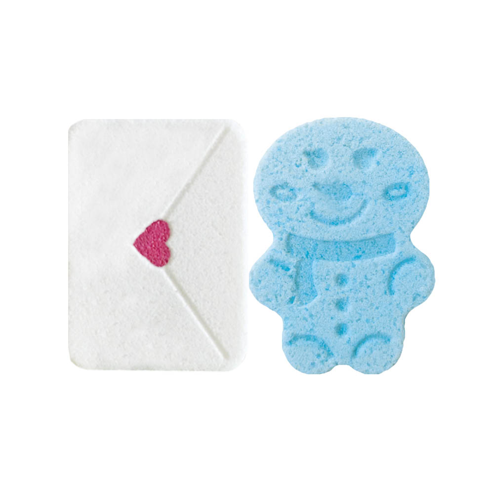 Набор соль для ванн "Имбирные мечты/Снежное послание" бурлящие фигурки, 180г, арт.№ 953-080