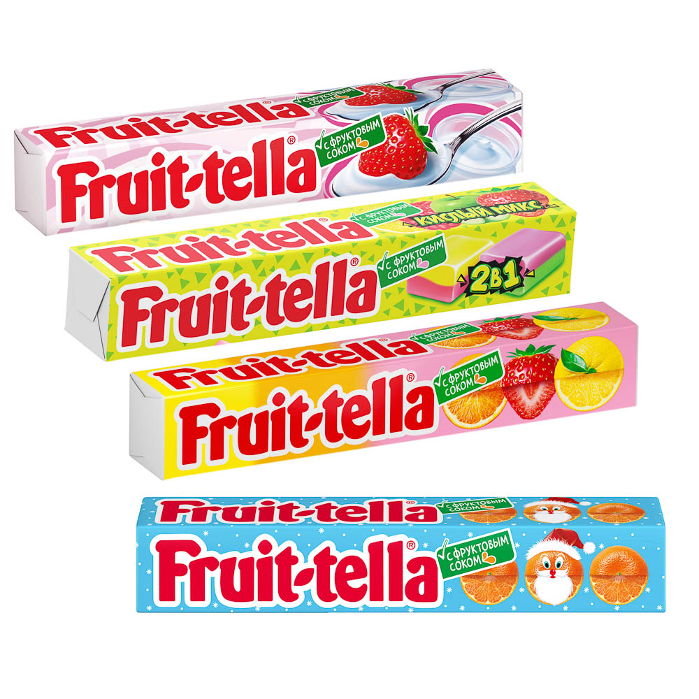 Жевательные конфеты Фруттелла, в ассортименте 41г, арт.№ 475-271