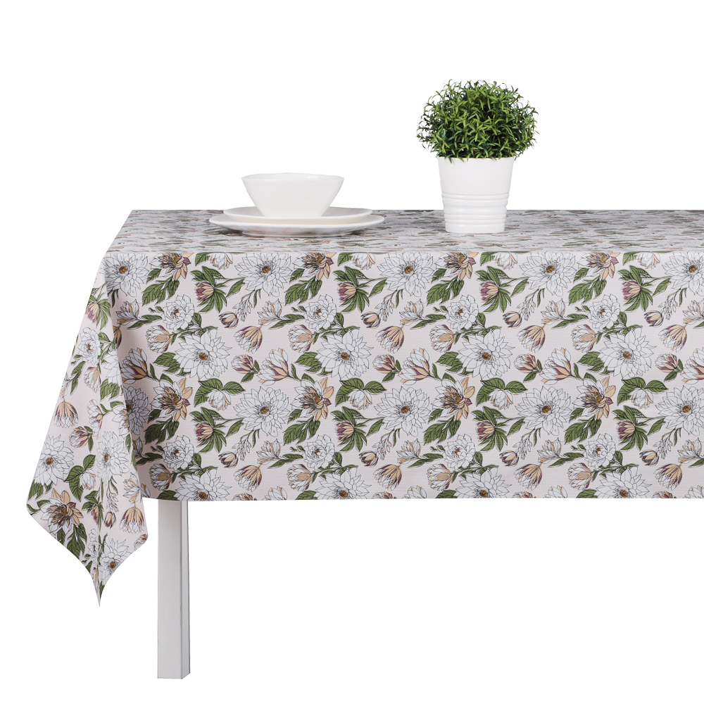 PROVANCE Хейзел Скатерть ПВХ 140х180см на текстильной основе, 2 дизайна, арт.№ 479-305