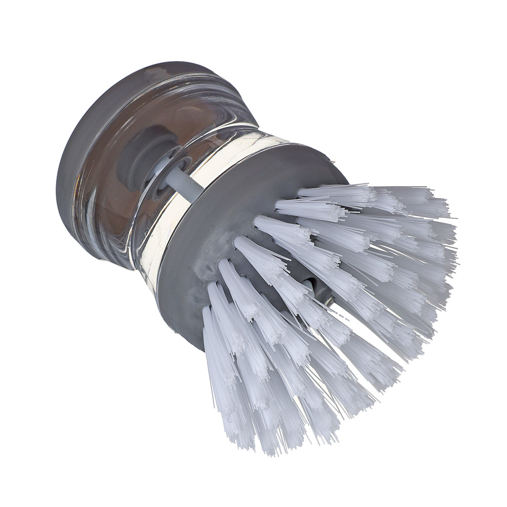 Щетка для посуды с дозатором тм VETTA, 8см, пластик, цвет серый, арт.№ 441-010