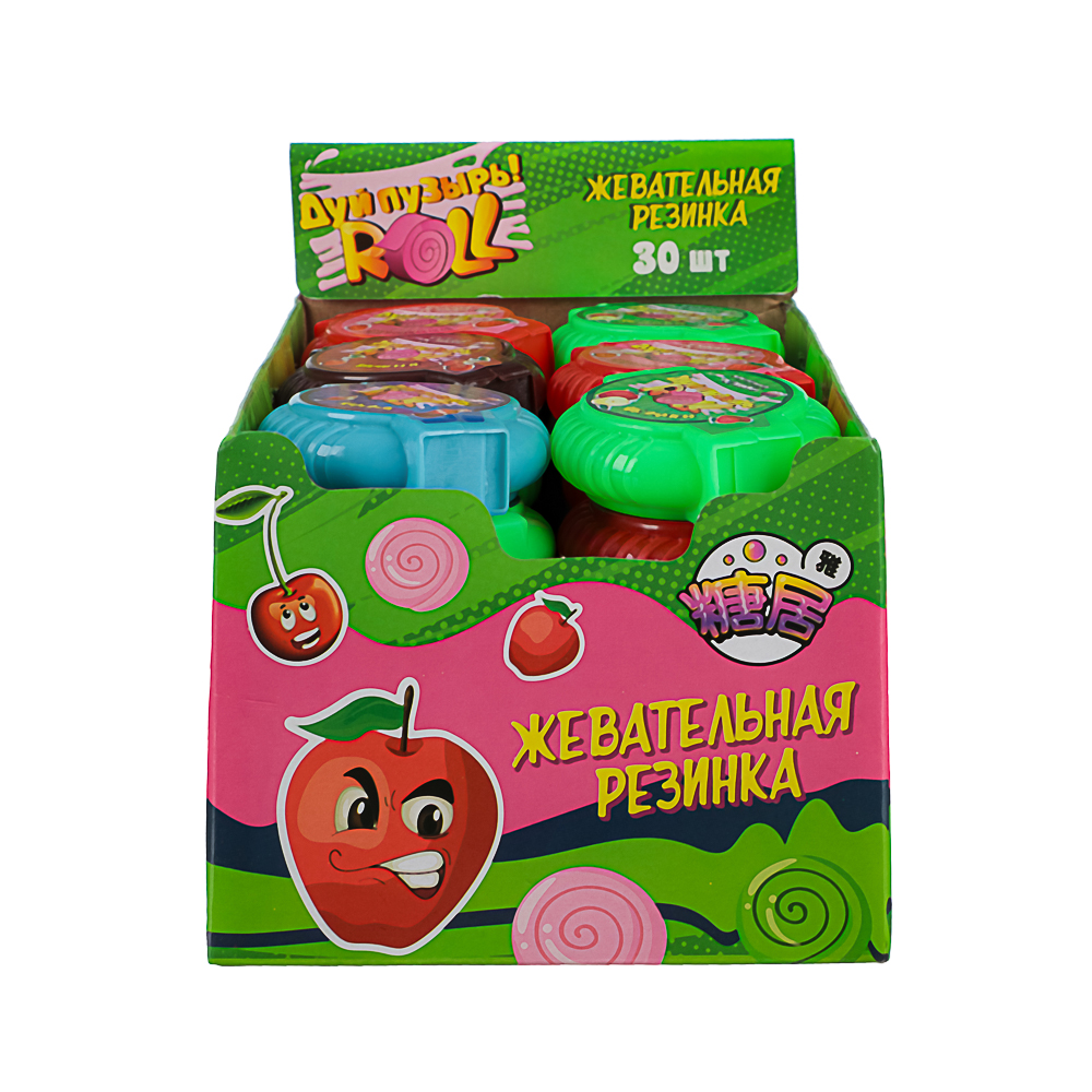 Жевательная резинка "Дуй пузырь! ROLL", 10г, арт.№ 347-341