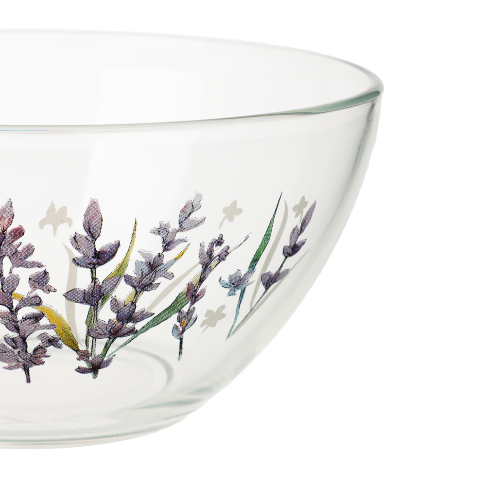 ОСЗ Салатник гладкий 16см, Лаванда, стекло, арт.№ 877-013