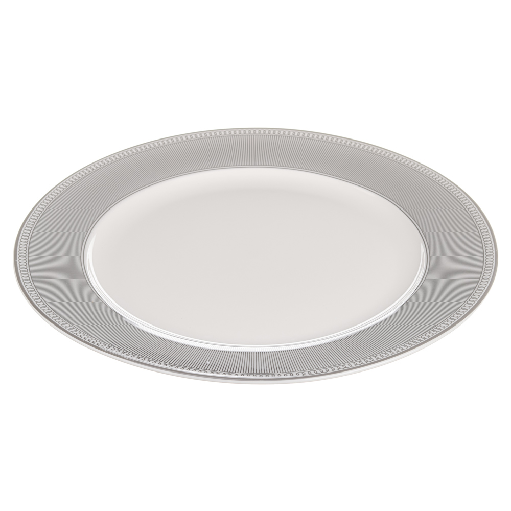 BY COLLECTION Сильвер Тарелка подстановочная, 26,5см, костяной фарфор, арт.№ 820-771