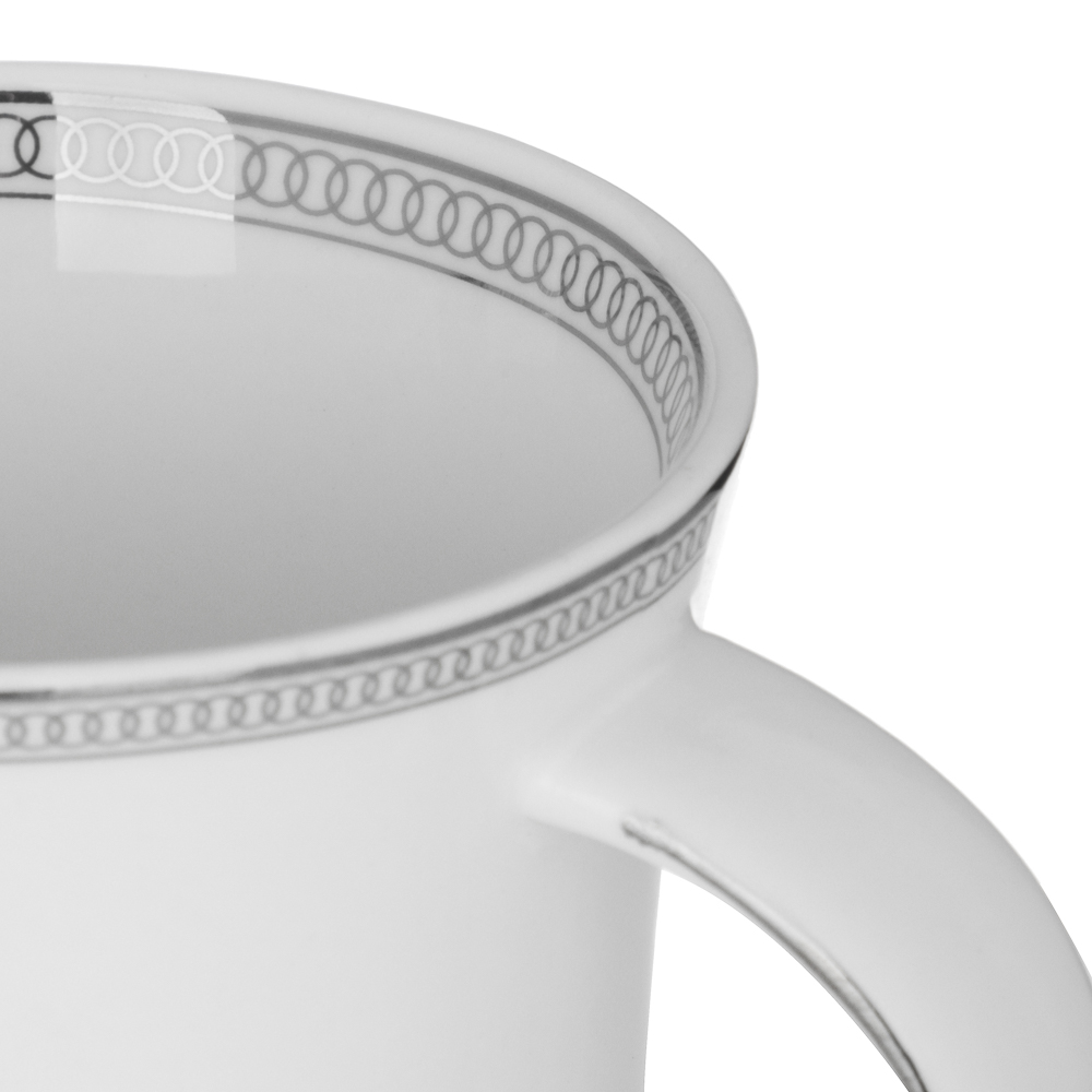 BY COLLECTION Сильвер Кружка, 300мл, костяной фарфор, подарочная упаковка, арт.2, арт.№ 820-774