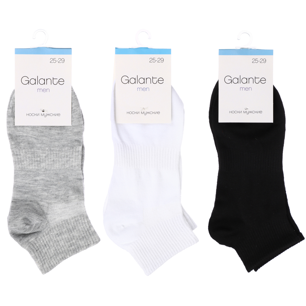 GALANTE Носки мужские р.27-29, 85% хлопок,10% полиэстер, 5% спандекс, цвета в ас-те, НС22-03, арт.№ 019-121