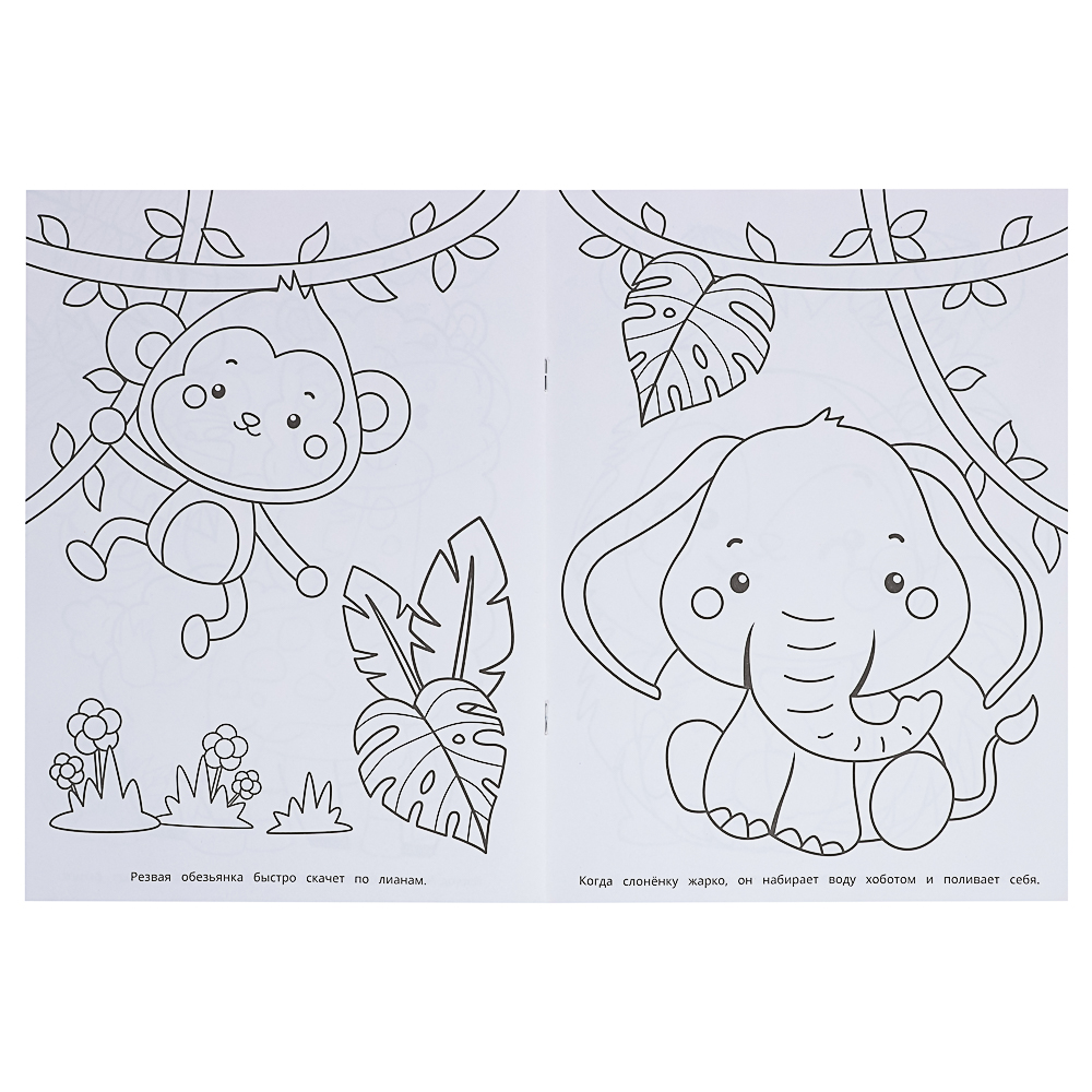 Раскраска 21,4х29 см, бумага, 16 стр., 5 дизайнов, арт.№ 290-385