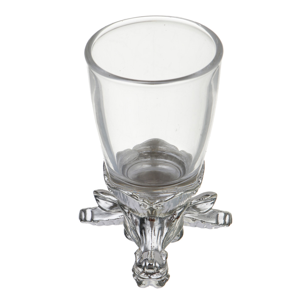 Набор стопок перевертышей тм MILLIMI Знаки зодиака, 30мл, серебро, стекло, 12шт, арт.№ 878-604