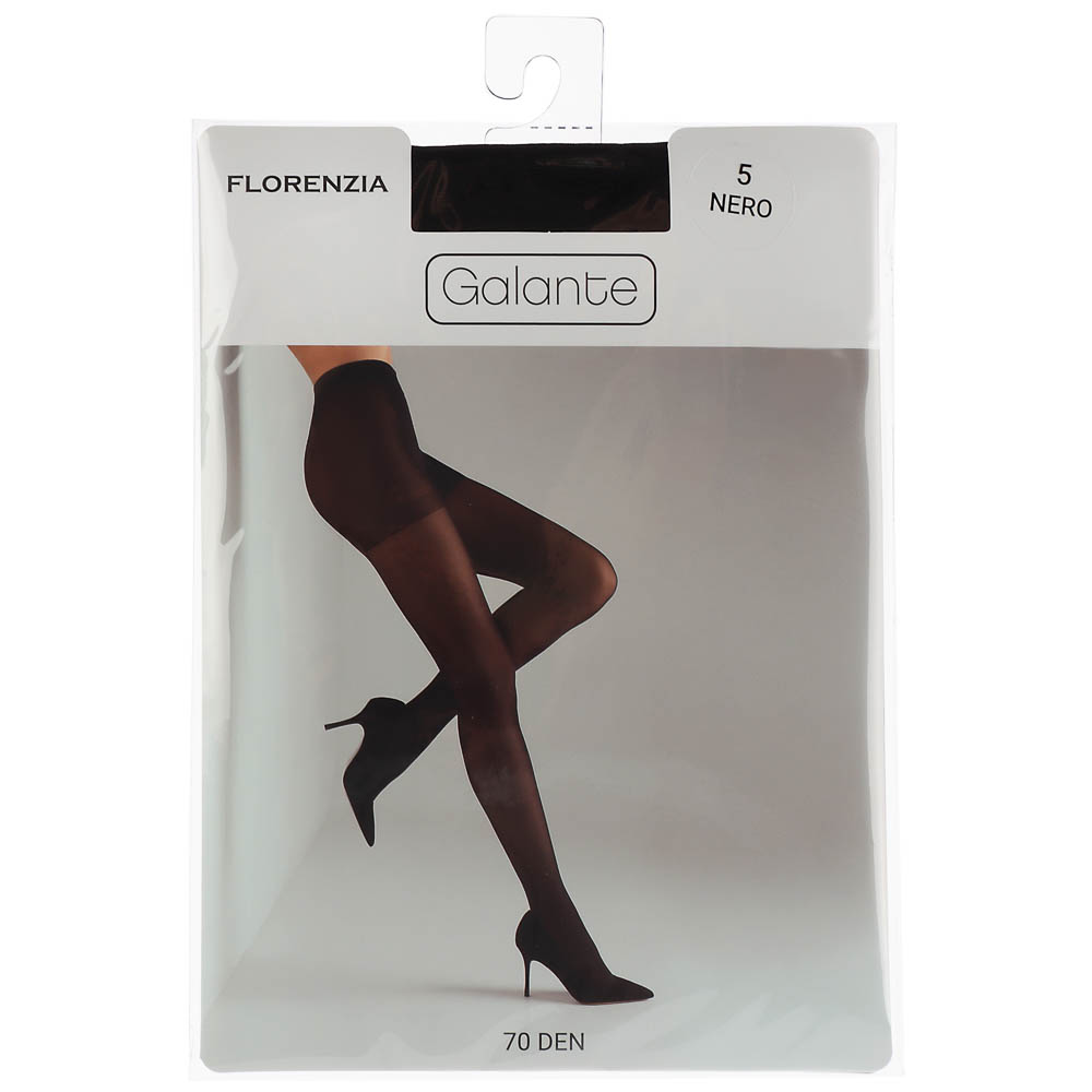 GALANTE Florenzia Колготки 70 DEN с шортиками, 84% полиамид, 16%эластан, размер 5, цвет черный, арт.№ 048-110