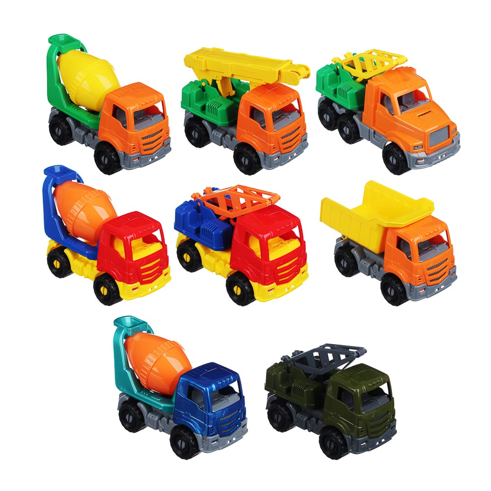 РЫЖИЙ КОТ Машина, 16-20см, пластик, 18 дизайнов, арт.№ 292-166