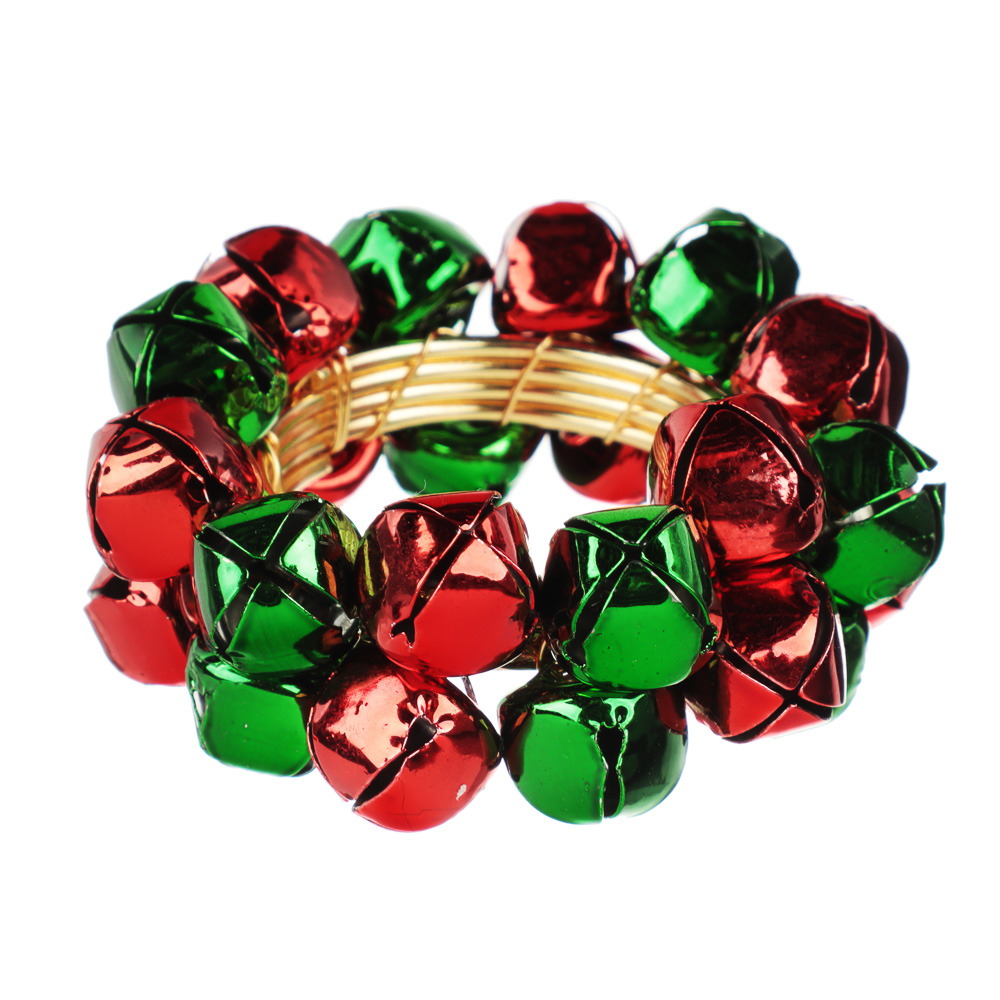 PROVANCE Асти Кольцо для салфеток 2шт, 100% металл, красно-зеленый, арт.№ 492-129