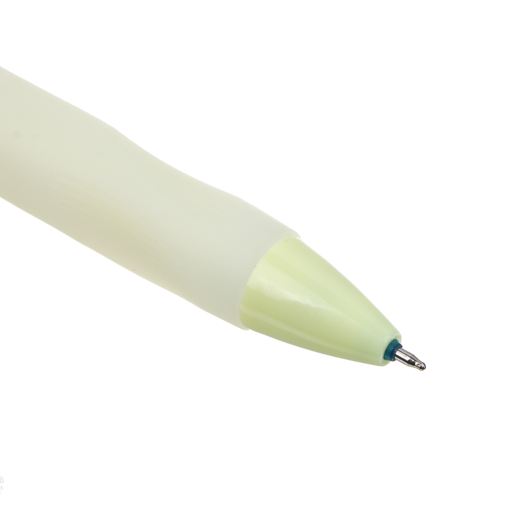 Авторучка гелевая "пиши-стирай" синяя, фигурка на клипе "Мишка", эргономичная накладка, 2 дизайна, арт.№ 591-210