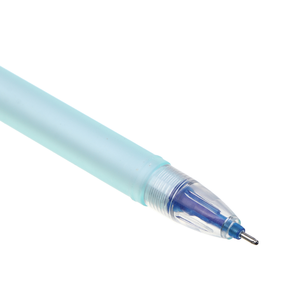 Ручка гелевая "пиши-стирай" синяя, с фигуркой "Стразики", 6 дизайнов, арт.№ 591-211