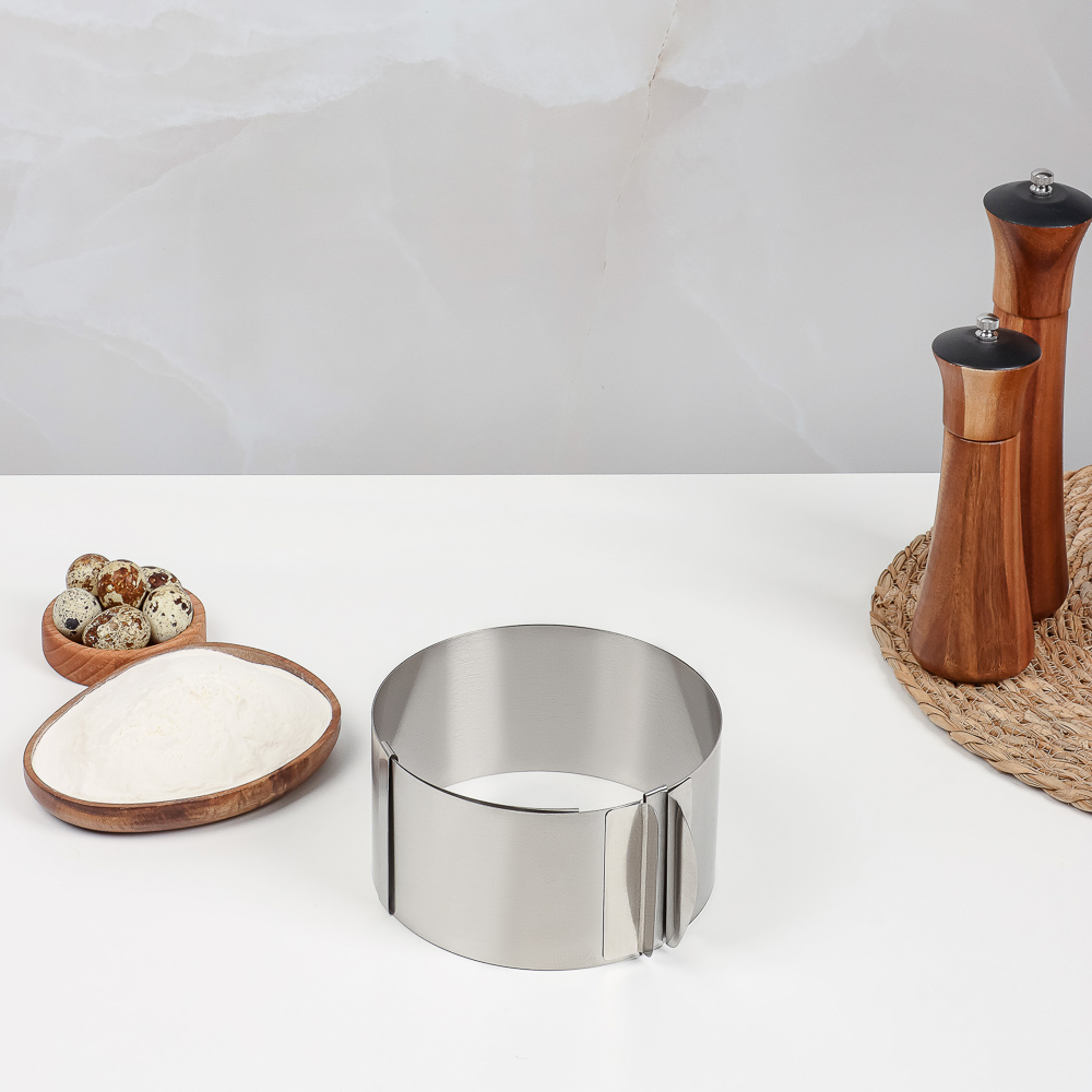 SATOSHI Форма для выпечки раздвижная 16-30х8см, нерж.сталь, арт.№ 849-209