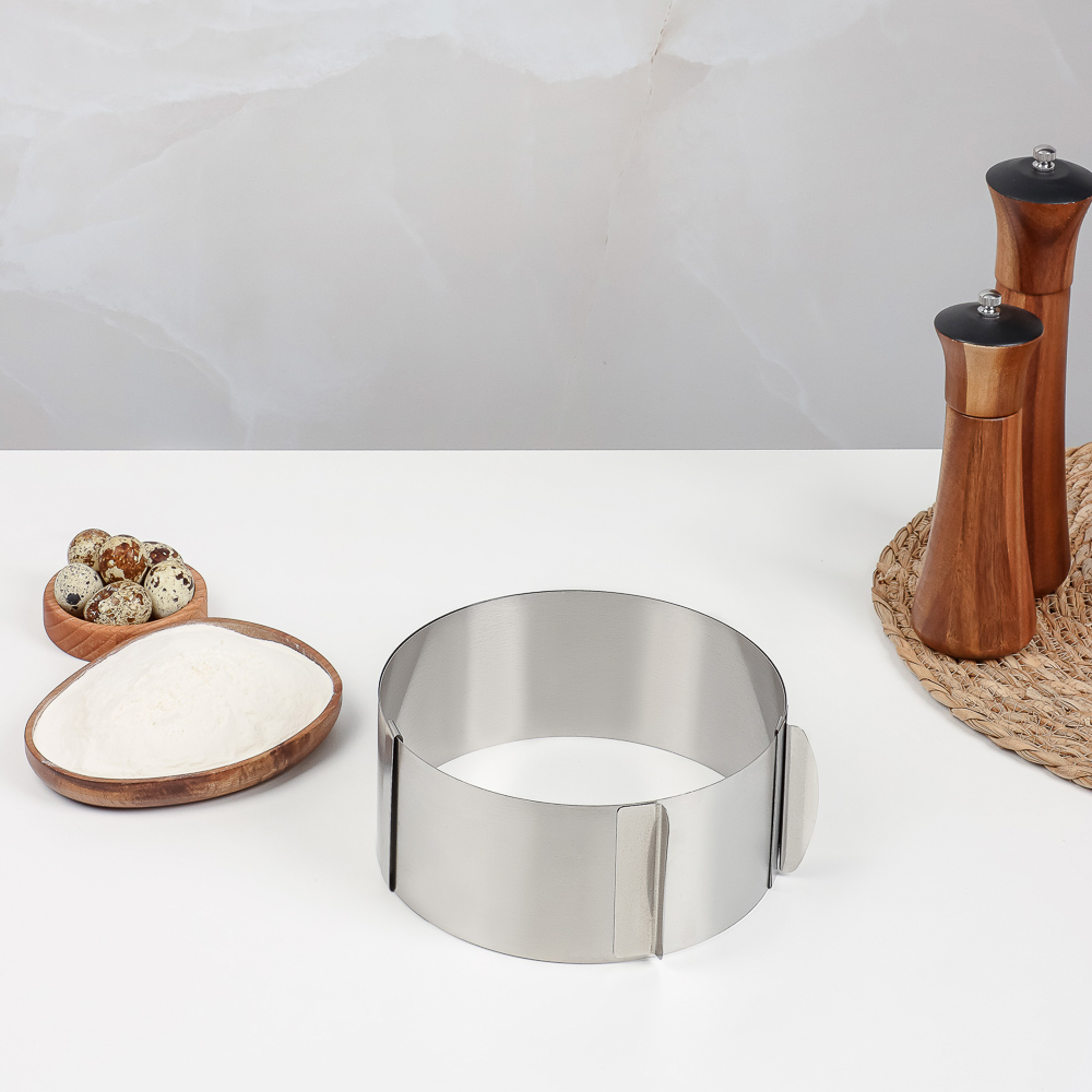 SATOSHI Форма для выпечки раздвижная 16-30х8см, нерж.сталь, арт.№ 849-209