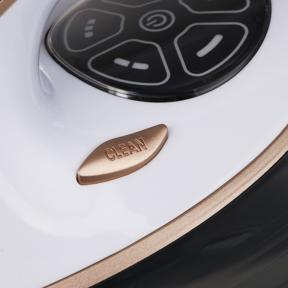 LEBEN Утюг с отпаривателем 3000 Вт, керамика, цифр. дисплей (антинакипь, антикапля, автоотключение), арт.№ 249-065