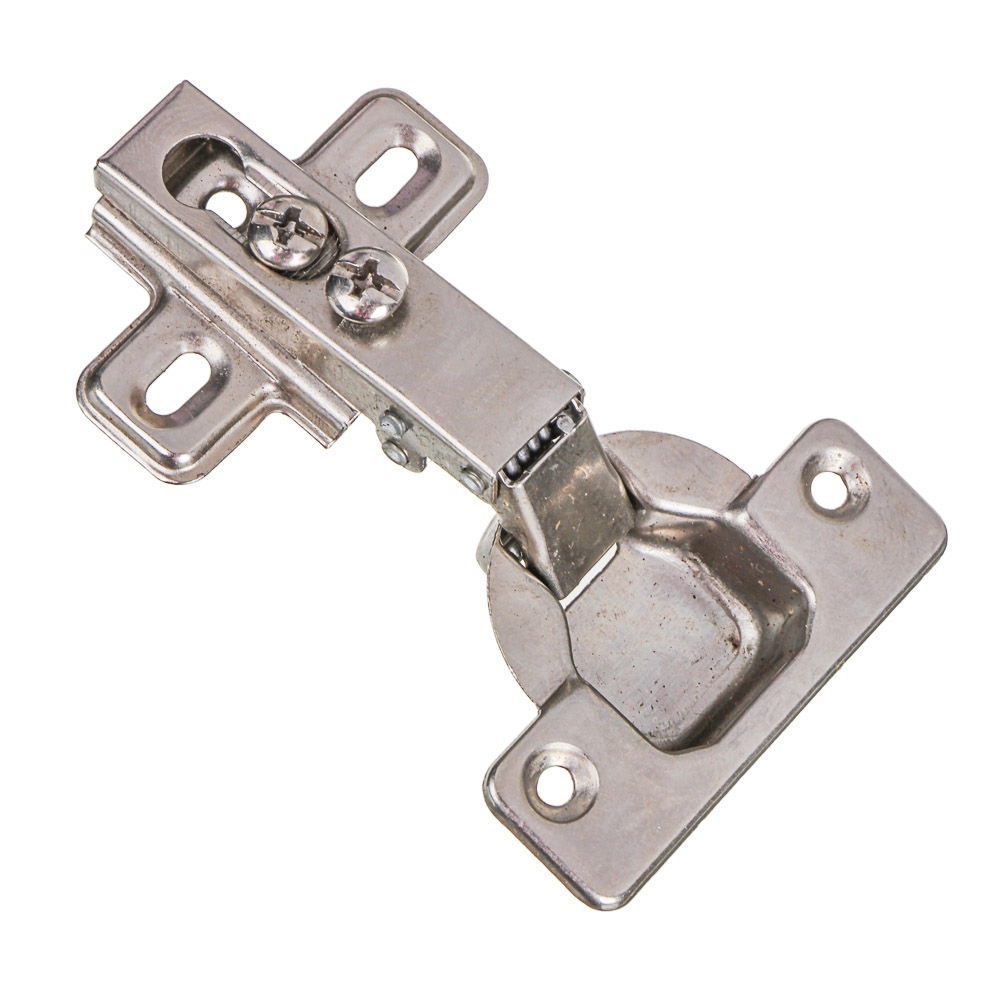 ЕРМАК Петля мебельная "Лягушка", 48гр, сталь, хром, металл, арт.№ 639-073